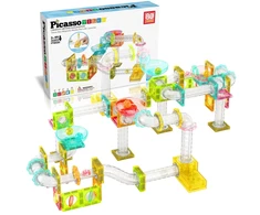 PICASSO TILES Magnetinis konstruktorius Marble Run 80 det., PTMG80