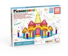 PICASSO TILES Magnetinis konstruktorius Building tiles set 82 det., PTE22