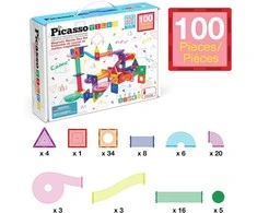 PICASSO TILES Magnetinis konstruktorius Marble Run 100 det., PTG100