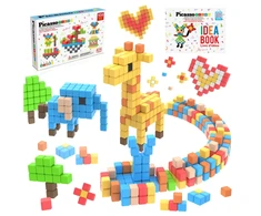 PICASSO TILES Magnetinis konstruktorius Magnetic Cubes 108 det., PMC108