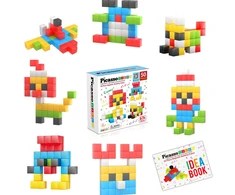 PICASSO TILES Magnetinis konstruktorius Magnetic Cubes 50 det., PMC50