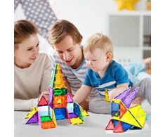 Picasso Tiles PICASSO PLYTELĖS 3D konstrukcijos MAGNETINIAI KALULAI vaikams 38 elementai