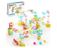 PICASSO TILES Magnetinis konstruktorius Marble run 100 det., PTMG100