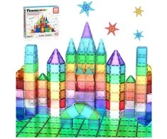 Dėlionė Picasso Tiles – 3-D magnetinis statybinis rinkinys (101 vnt) (PT101)