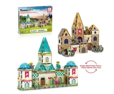 PICASSO TILES Magnetinis konstruktorius Medieval Age set, PTQ01