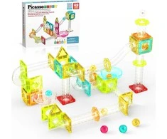 PICASSO TILES Magnetinis konstruktorius Marble Run 45 det., PTMG45