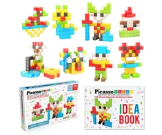 PICASSO TILES Magnetinis konstruktorius Magnetic Cubes 102 det., PMC102