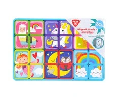PLAYGO INFANT&amp;TODDLER Magnetinė dėlionė 3 asort., (90363, 90383, 90403), 90343