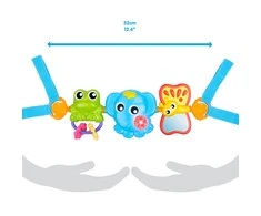 PLAYGRO muzikinis vežimėlio žaislas Travel Trio Musical, 0186984