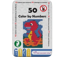 PURPLE COW žaidimas 50 Color by Numbers, 64