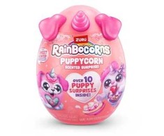 Zuru RAINBOCORNS pliušinis žaislas su aksesuarais Puppycorn Surprise, 9298