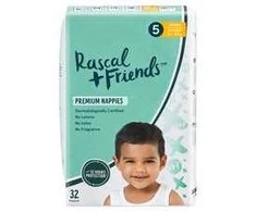 Rascal And Friends RASCAL sauskelnės 5 dydis, 13-18 kg, 32 vnt., 93225