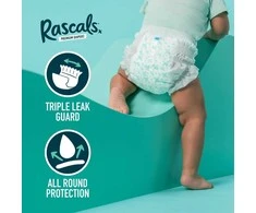 Rascal And Friends RASCALS sauskelnės-kelnaitės, 6 dydis, 15-20 kg, 46 vnt., 93437