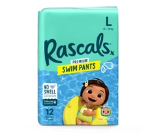 Rascal And Friends RASCALS maudymosi sauskelnės-kelnaitės COCOMELON, L dydis, 13-18 kg., 12 vnt., 93716