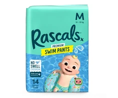 Rascal And Friends RASCALS maudymosi sauskelnės-kelnaitės COCOMELON, M dydis, 10-15 kg., 14 vnt., 93718