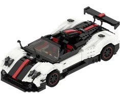 RASTAR 1:16 mastelio surenkamas automodelis Pagani Zonda Cinque Bricks, 98200