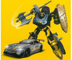 RASTAR automodelis transformuojamas valdomas RC 1:14 Mercedes-Benz GT3, 74800