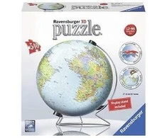 RAVENSBURGER 3D dėlionė 540 dalių (apvali ) gaublys, 12436
