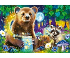 RAVENSBURGER Dėlionė dėlionė Mieli miško draugai, 2x24 det., 12004160 3