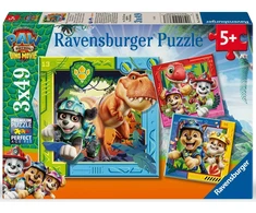 Ravensburger Dėlionė 3x49 vnt. - Šunyčiai patruliai