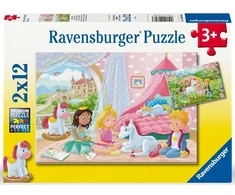 Ravensburger Dėlionė 2x12 vnt. - Magiška draugystė