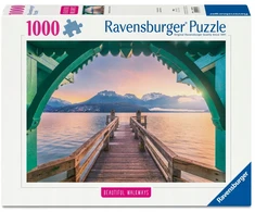 RAVENSBURGER Dėlionė dėlionė Tiltelis prie Ansi ežero, 1000 det., 12001762 2
