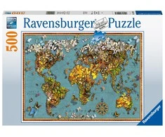 Ravensburger Dėlionė 500 vnt. - Drugelių pasaulis