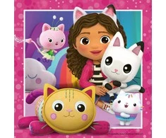 Ravensburger Gabby's Dollhouse Dėlionė 3x49 vnt.