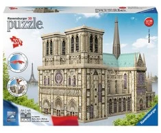Ravensburger 3D Dėlionė 324 vnt. - Paryžiaus Dievo Motinos katedra, 12523