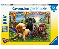 Ravensburger Dėlionė 100 vnt. - Šuniukų iškyla