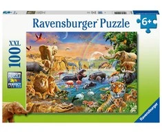 RAVENSBURGER dėlionė Vandens versmė savanoje, 100 det., 12910