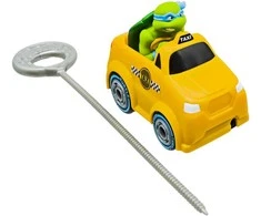 TMNT mašinėlė su figūrėle Rad Rip Racers, asort., 71046