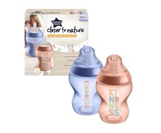 TOMMEE TIPPEE Natural Start buteliukas CLOSER TO NATURE,su sterilizavimo funkcija 260 ml, 0 m+, 2 vnt., 42255005
