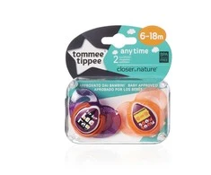 TOMMEE TIPPEE silikoniniai čiulptukai ANYTIME, 2 vnt., 6-18 mėn., 43354499