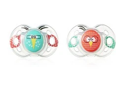 TOMMEE TIPPEE silikoninis čiulptukas FUN STYLE, 6-18 mėn., 2 vnt., 433651