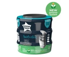 TOMMEE TIPPEE kasetės sauskelnių konteineriui Sangenic Twist Refil, 3vnt., 85100702