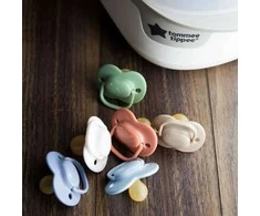 TOMMEE TIPPEE lateksiniai čiulptukai, apvalūs 0-6 mėn., 2 vnt., 433532
