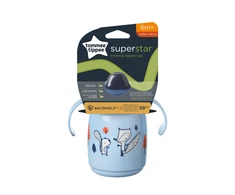 TOMMEE TIPPEE mokomasis puodelis TT 1X SIPPEE, 6mėn+, 240 ml, mėlynas, 448009