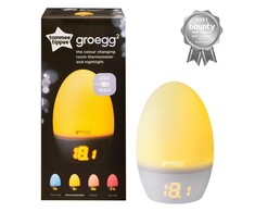 TOMMEE TIPPEE spalvą keičiantis kambario termometras ir naktinė lemputė GROEGG2, USB-Powered, 0 m+, multicolour, 491353