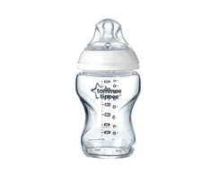 TOMMEE TIPPEE Natural Start stiklinis buteliukas, su sterilizavimo funkcija 250 ml, 0 mėn+, 42243891