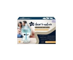 Tommee Tippee TOMMEE TIPPE buteliukas ADVANCED ANTI-COLIC, 260 ml, 3 vnt., 422746