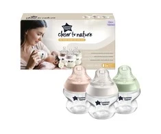 Tommee Tippee TOMMEE TIPPE Natural Start buteliukas CLOSER TO NATURE, su sterilizavimo funkcija 150 ml, 3 vnt., 42271820