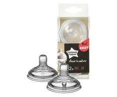 TOMMEE TIPPEE Natural Start žindukai tirštam skysčiui EASI-VENT, su sterilizavimo funkcija 2 vnt., 42214277