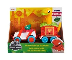 TOMY mašinėlės rinkinys su dinozauru Dino Rescue Ranger, E73253