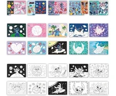 Ccg Mz Import TOTUM DISNEY STITCH kūrybinis rinkinys Sticker by number pad, 700123
