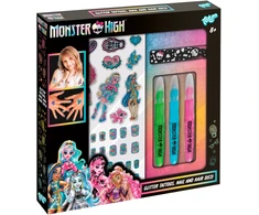 TOTUM MONSTER HIGH kūrybinis nagų, kūno, plaukų puošybos rinkinys, 560109