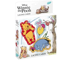 TOTUM WINNIE THE POOH kūrybinis rinkinys Lacing cards, TT690203