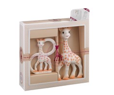 VULLI Sophie la girafe kramtukai dovanų pakuotėje 2 vnt. 0m+ Sophiesticated 000001