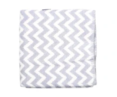MILLI pledas Pilkas&amp;Baltas Zigzag 75x100cm, MIL1210286