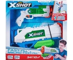 XSHOT žaislinių vandens šautuvų rinkinys Fast- Fill ir Micro Fast-Fill, 56225